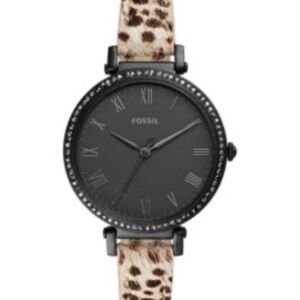Fossil Kinsey Faux Cheetah Hair Leather Watch ES4726